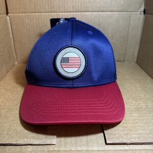 PGA Tour Pro Series Patch Strapback Hat USA Flag Golf Cap (NEW W/TAGS)